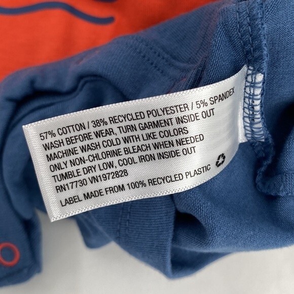 Baby Cat & Jack 0-3 months lot of 2 Blue Plaid Crab Shorts Romper Jumpsuit New - Picture 7 of 8